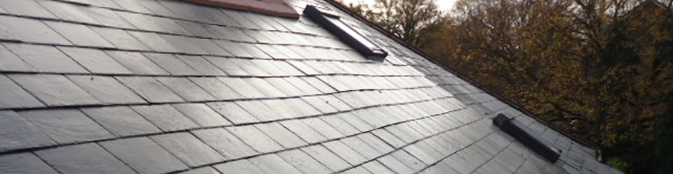 Slate roof repairs